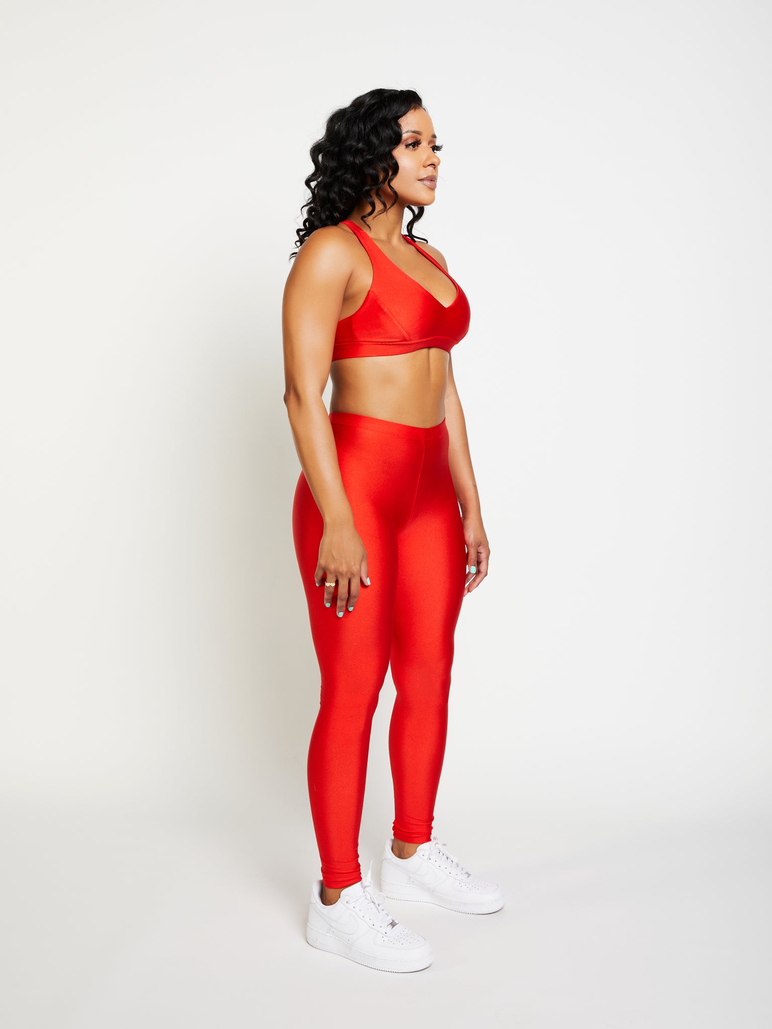 Liza Sports Bra in Red – Rebel Athletic